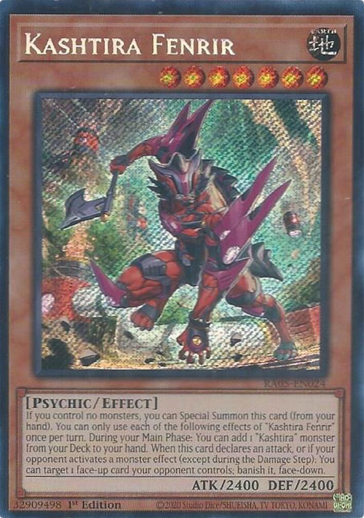 Kashtira Fenrir (Secret Rare) [RA05-EN024] Secret Rare | Exor Games Summserside