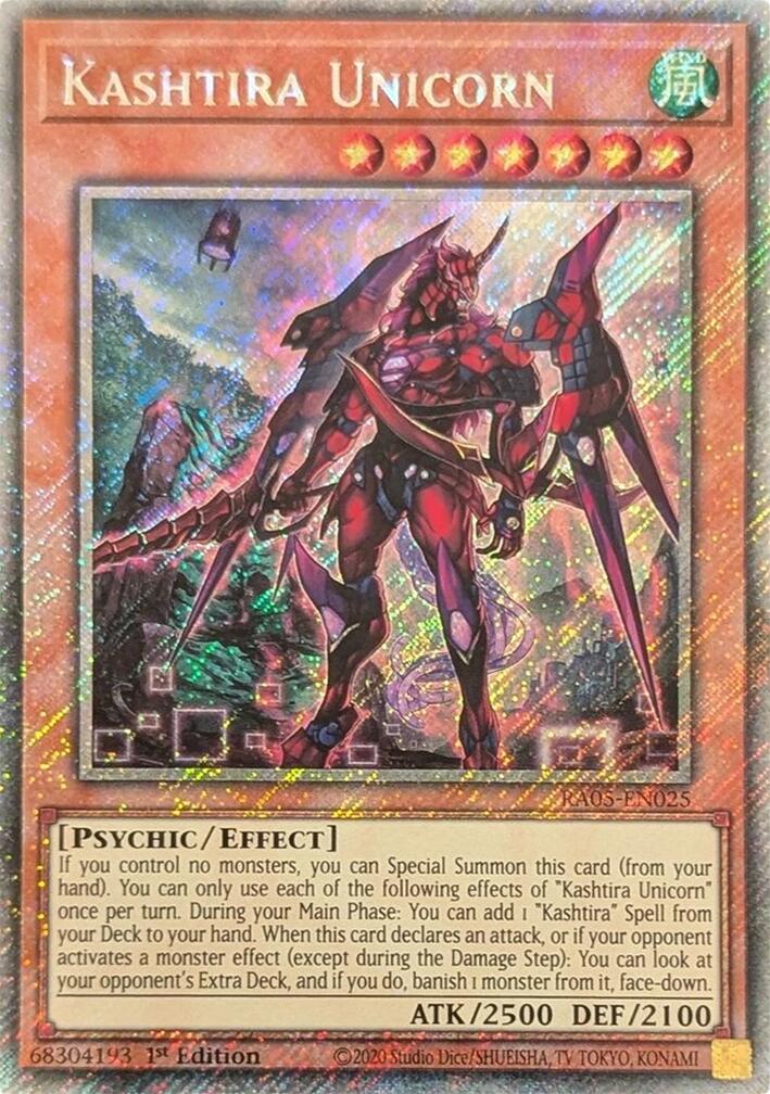 Kashtira Unicorn (Platinum Secret Rare) [RA05-EN025] Platinum Secret Rare | Exor Games Summserside