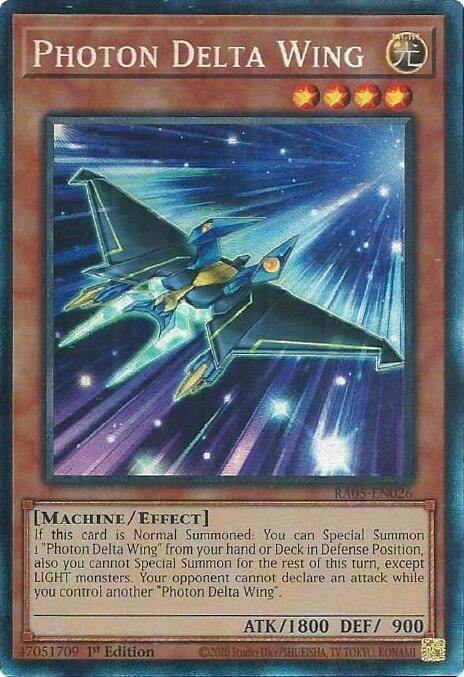 Photon Delta Wing (Collector's Rare) [RA05-EN026] Collector's Rare | Exor Games Summserside