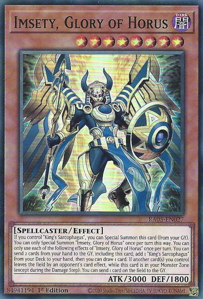 Imsety, Glory of Horus [RA05-EN027] Super Rare | Exor Games Summserside
