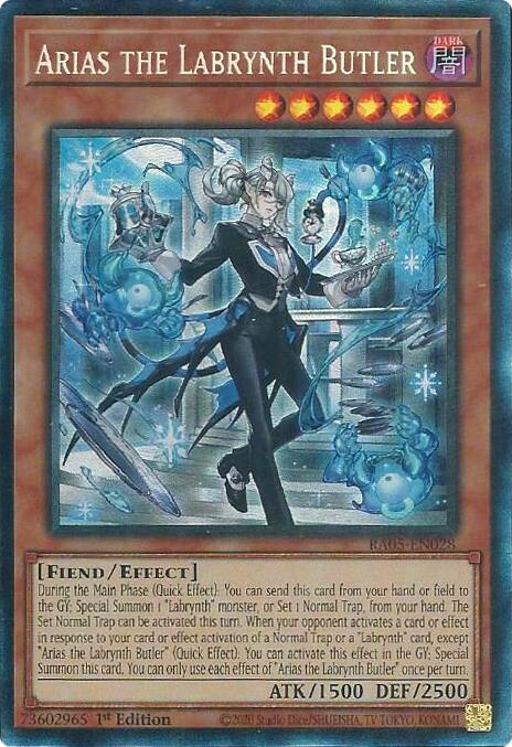 Arias the Labrynth Butler (Collector's Rare) [RA05-EN028] Collector's Rare | Exor Games Summserside