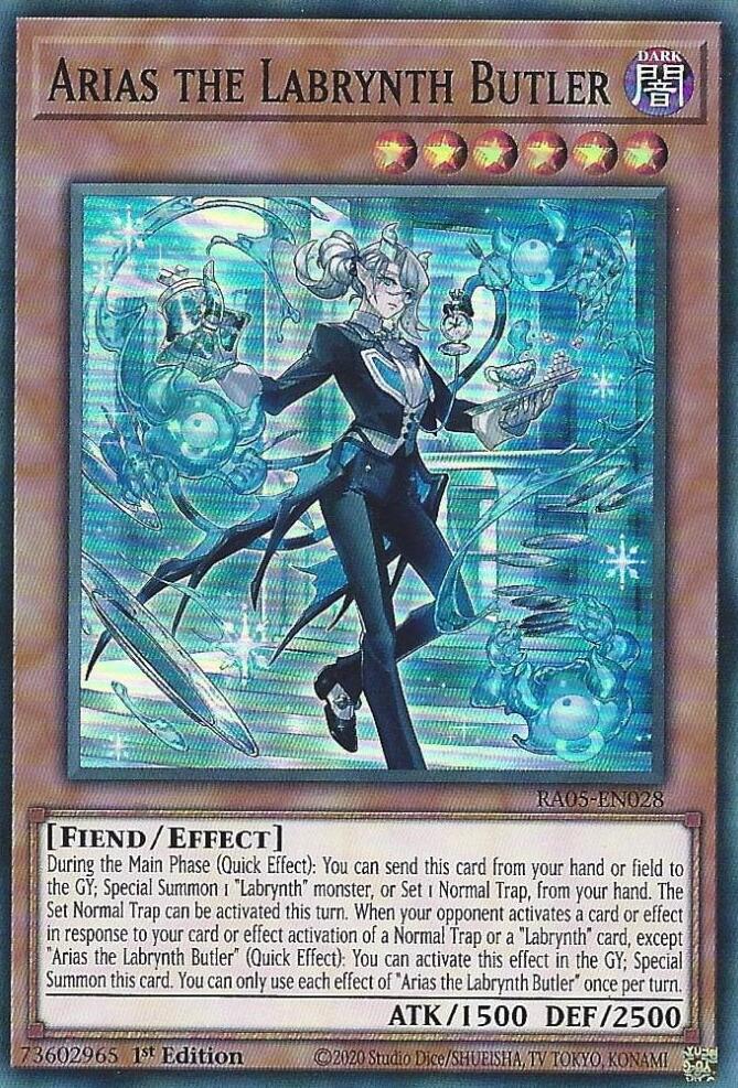 Arias the Labrynth Butler [RA05-EN028] Super Rare | Exor Games Summserside