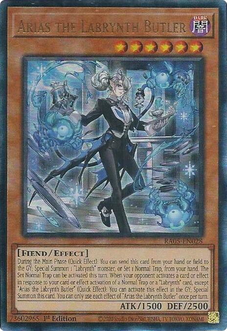Arias the Labrynth Butler (Ultimate Rare) [RA05-EN028] Ultimate Rare | Exor Games Summserside