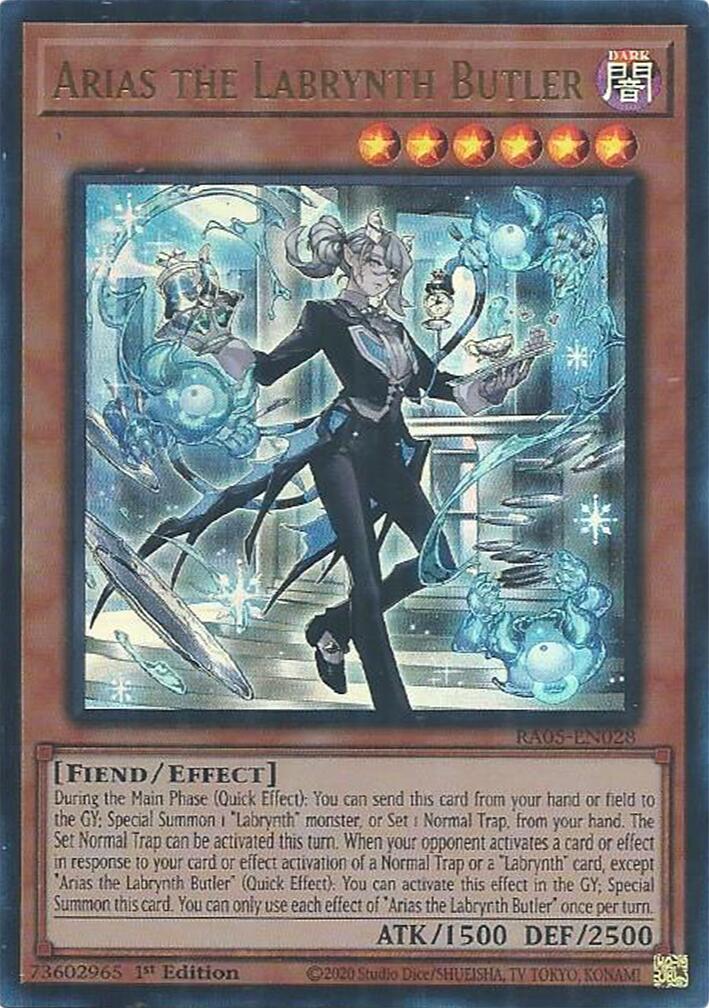 Arias the Labrynth Butler (Ultra Rare) [RA05-EN028] Ultra Rare | Exor Games Summserside