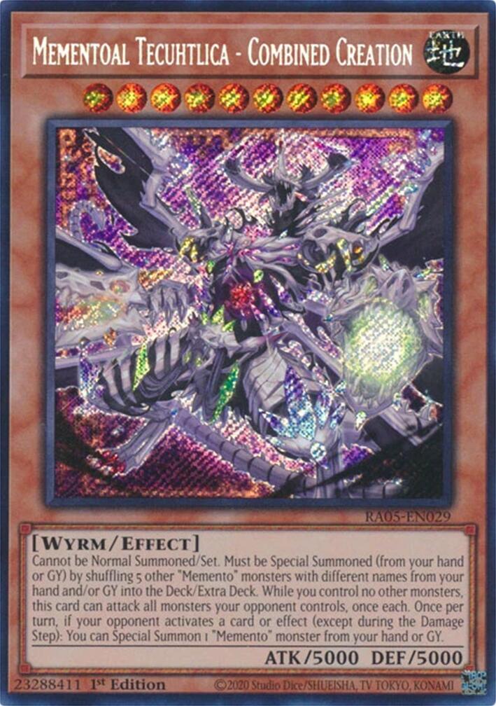 Mementoal Tecuhtlica - Combined Creation (Secret Rare) [RA05-EN029] Secret Rare | Exor Games Summserside