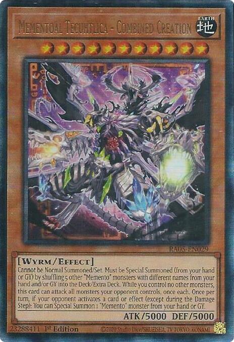 Mementoal Tecuhtlica - Combined Creation (Ultimate Rare) [RA05-EN029] Ultimate Rare | Exor Games Summserside