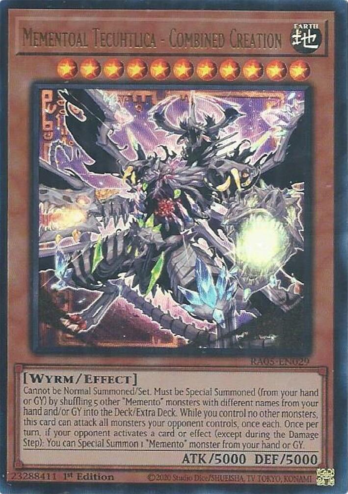 Mementoal Tecuhtlica - Combined Creation (Ultra Rare) [RA05-EN029] Ultra Rare | Exor Games Summserside