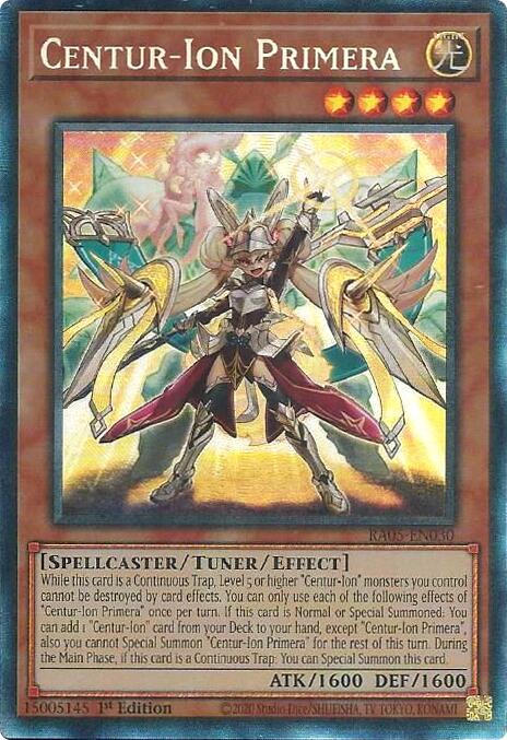Centur-Ion Primera (Collector's Rare) [RA05-EN030] Collector's Rare | Exor Games Summserside
