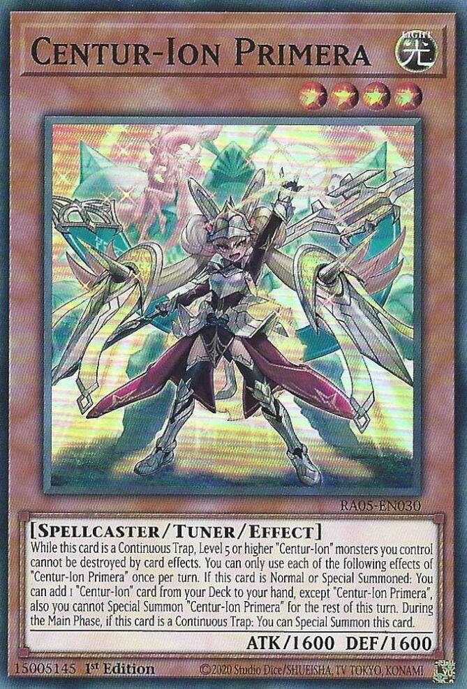 Centur-Ion Primera [RA05-EN030] Super Rare | Exor Games Summserside