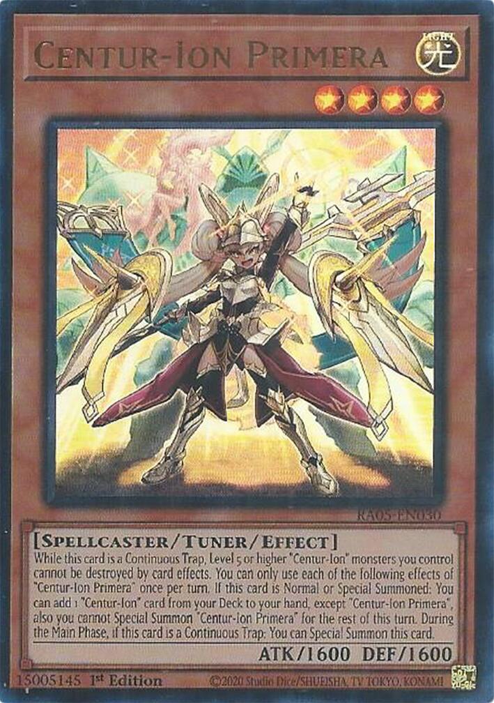 Centur-Ion Primera (Ultra Rare) [RA05-EN030] Ultra Rare | Exor Games Summserside