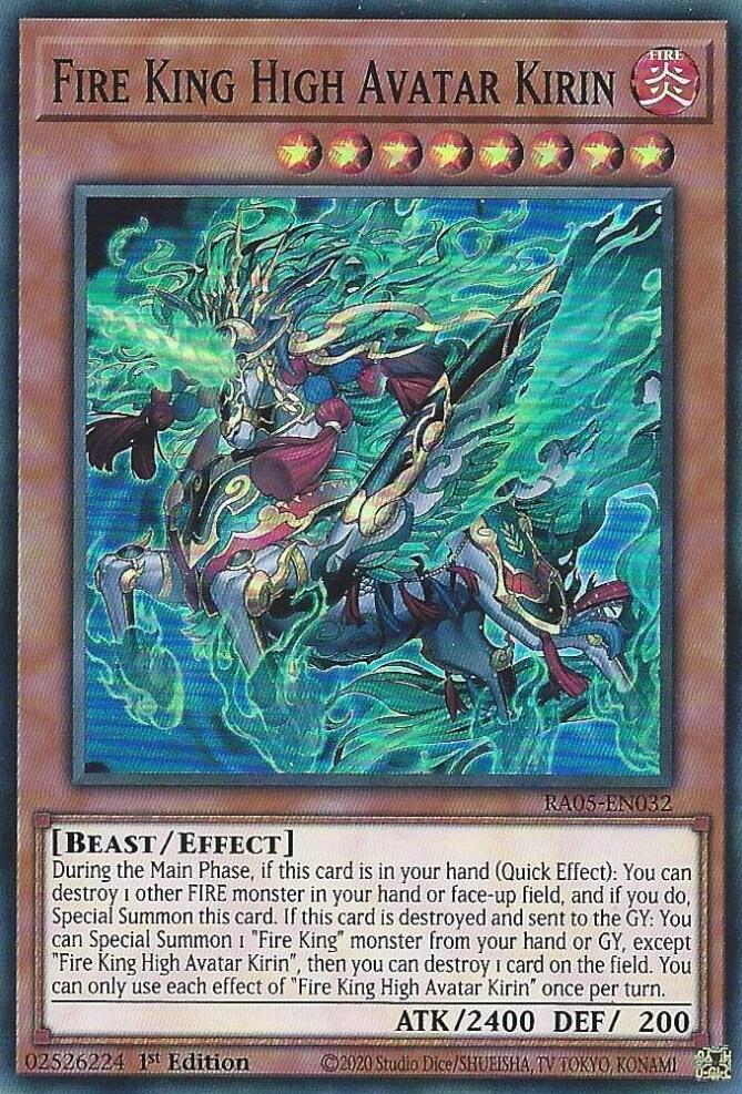 Fire King High Avatar Kirin [RA05-EN032] Super Rare | Exor Games Summserside