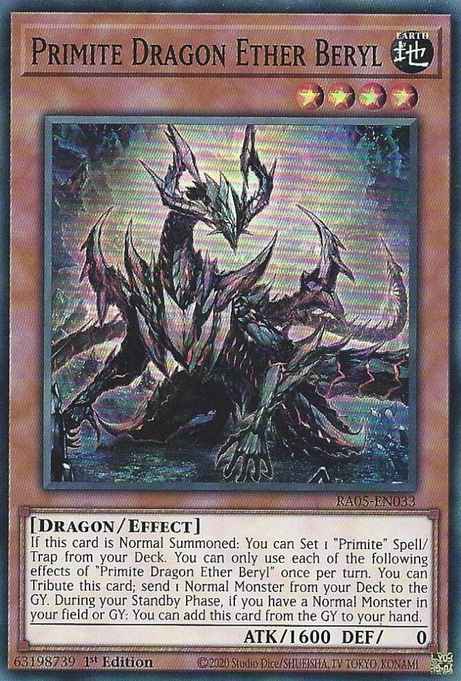 Primite Dragon Ether Beryl [RA05-EN033] Super Rare | Exor Games Summserside