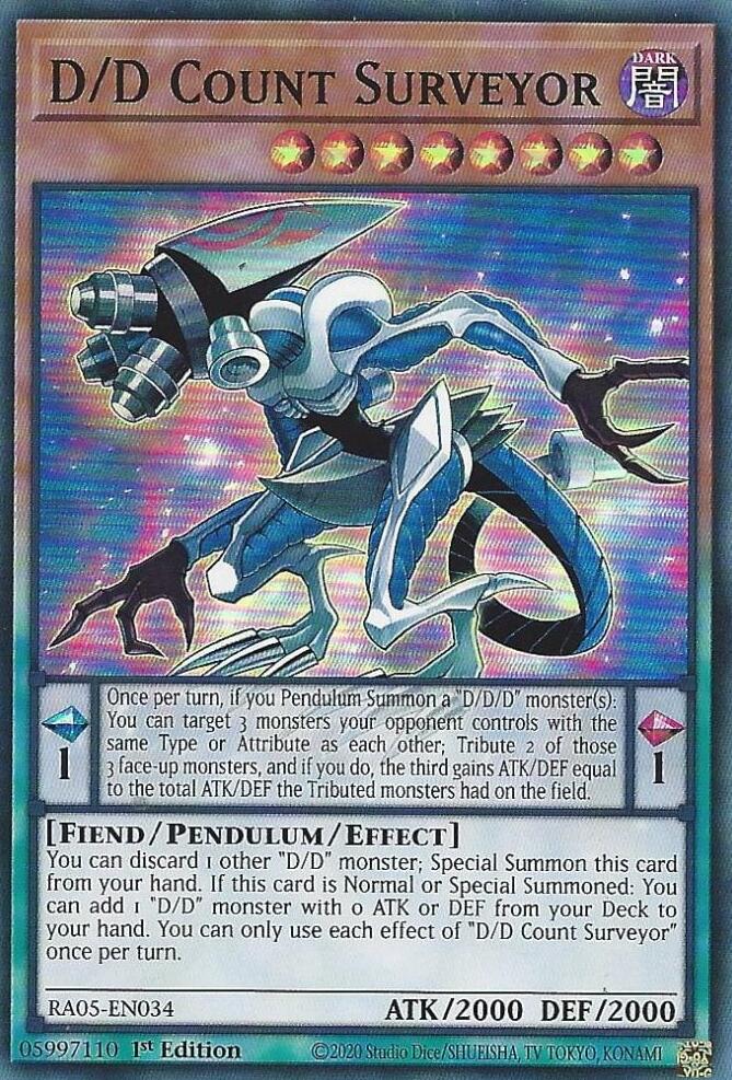 D/D Count Surveyor [RA05-EN034] Super Rare | Exor Games Summserside