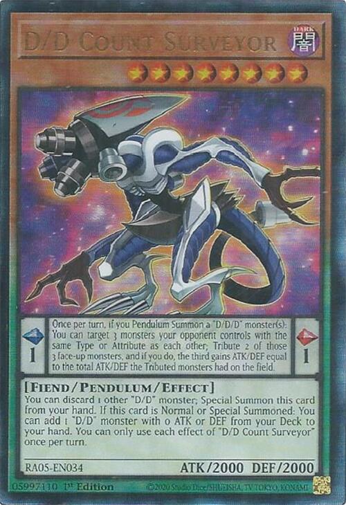 D/D Count Surveyor (Ultimate Rare) [RA05-EN034] Ultimate Rare | Exor Games Summserside