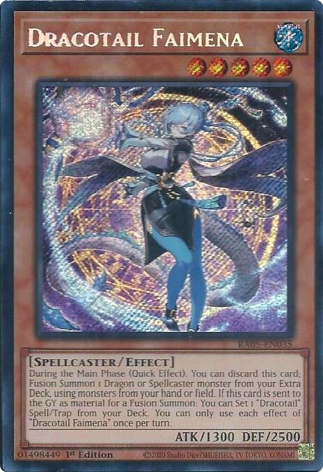 Dracotail Faimena (Secret Rare) [RA05-EN035] Secret Rare | Exor Games Summserside