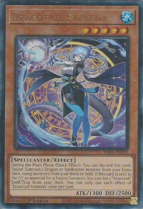 Dracotail Faimena (Ultimate Rare) [RA05-EN035] Ultimate Rare | Exor Games Summserside