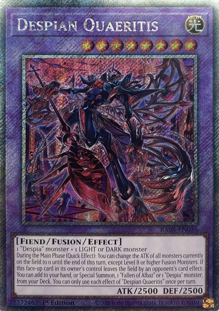 Despian Quaeritis (Platinum Secret Rare) [RA05-EN036] Platinum Secret Rare | Exor Games Summserside