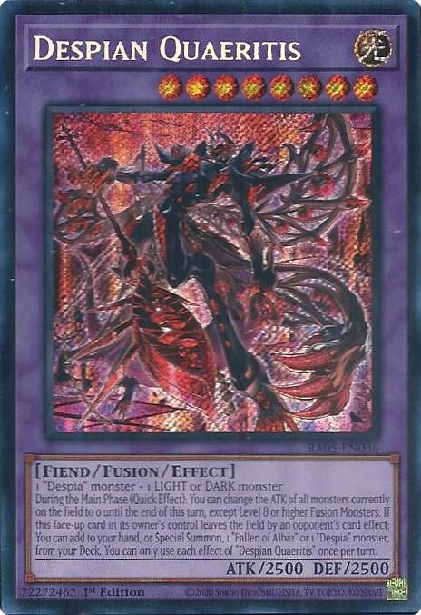 Despian Quaeritis (Secret Rare) [RA05-EN036] Secret Rare | Exor Games Summserside