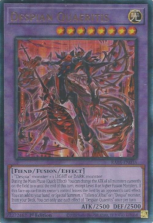 Despian Quaeritis (Ultimate Rare) [RA05-EN036] Ultimate Rare | Exor Games Summserside