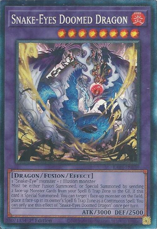 Snake-Eyes Doomed Dragon (Collector's Rare) [RA05-EN039] Collector's Rare | Exor Games Summserside