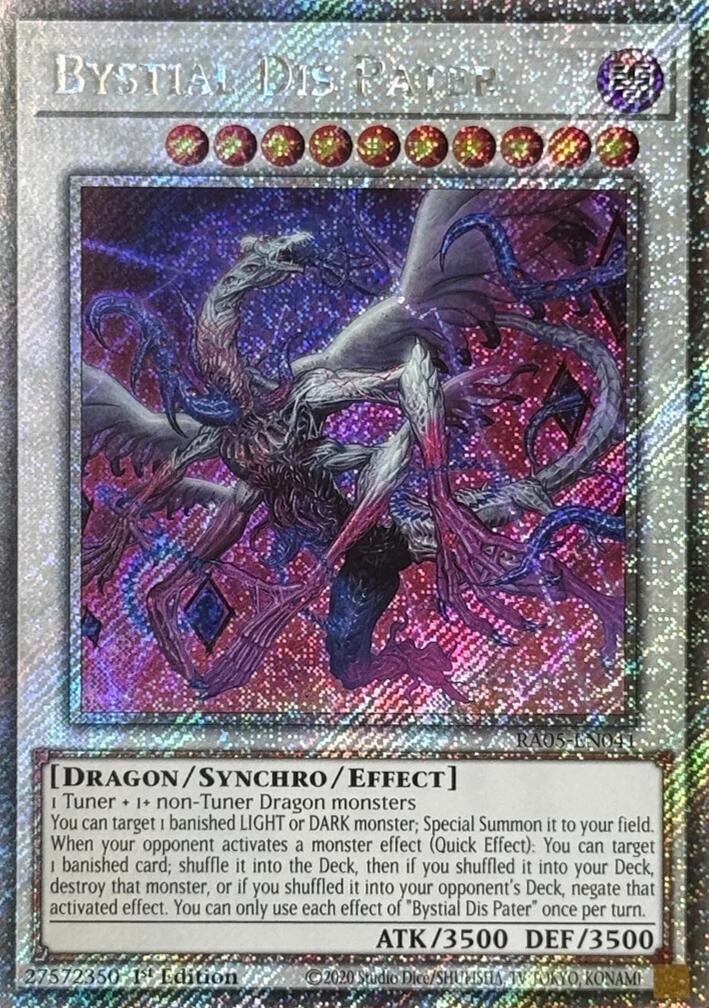 Bystial Dis Pater (Platinum Secret Rare) [RA05-EN041] Platinum Secret Rare | Exor Games Summserside