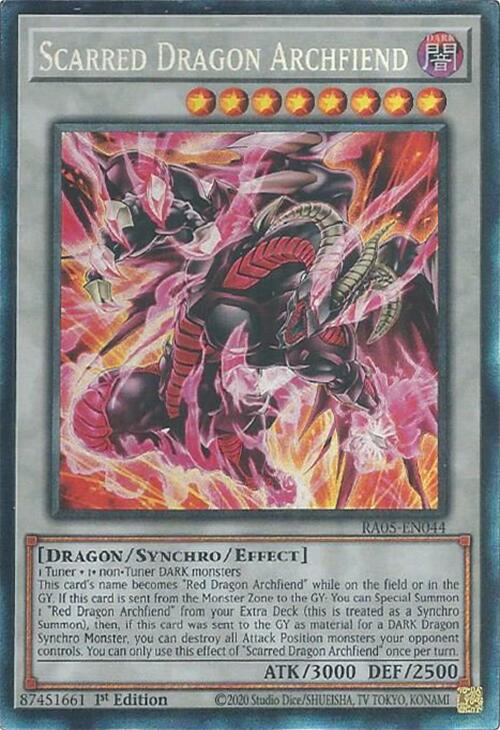 Scarred Dragon Archfiend (Collector's Rare) [RA05-EN044] Collector's Rare | Exor Games Summserside