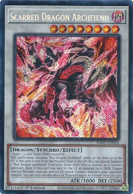 Scarred Dragon Archfiend (Secret Rare) [RA05-EN044] Secret Rare | Exor Games Summserside