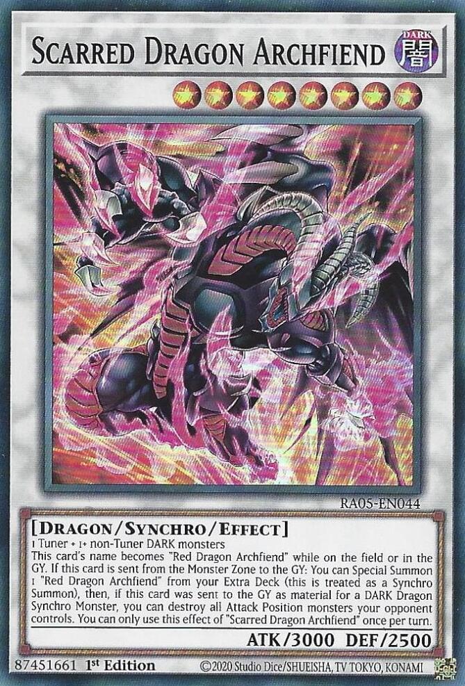 Scarred Dragon Archfiend [RA05-EN044] Super Rare | Exor Games Summserside