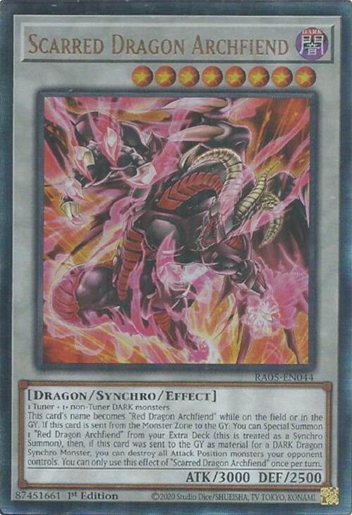 Scarred Dragon Archfiend (Ultimate Rare) [RA05-EN044] Ultimate Rare | Exor Games Summserside