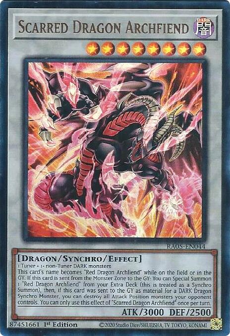 Scarred Dragon Archfiend (Ultra Rare) [RA05-EN044] Ultra Rare | Exor Games Summserside