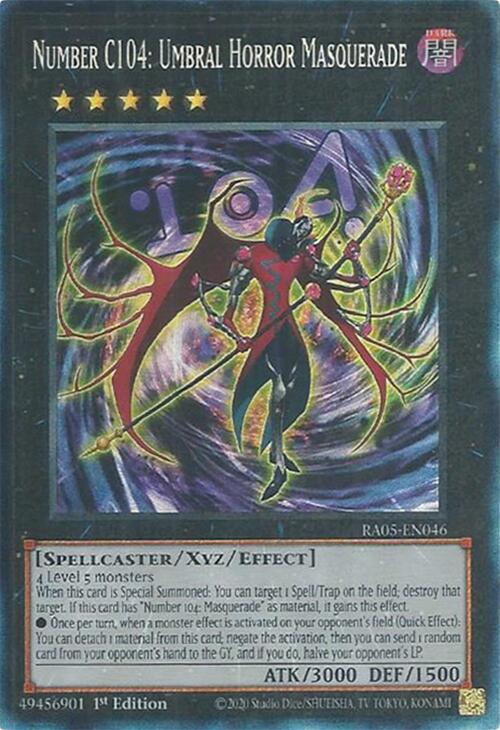 Number C104: Umbral Horror Masquerade (Collector's Rare) [RA05-EN046] Collector's Rare | Exor Games Summserside