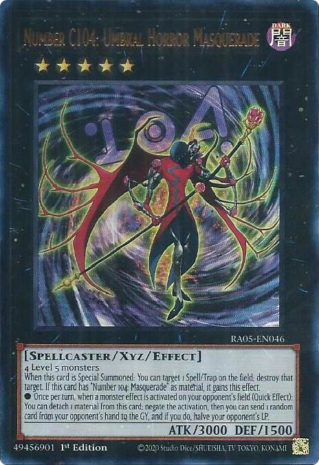 Number C104: Umbral Horror Masquerade (Ultra Rare) [RA05-EN046] Ultra Rare | Exor Games Summserside