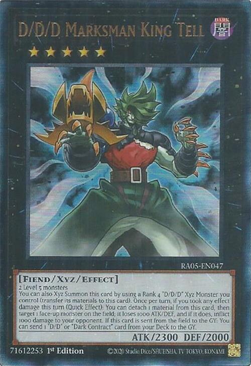 D/D/D Marksman King Tell (Ultimate Rare) [RA05-EN047] Ultimate Rare | Exor Games Summserside