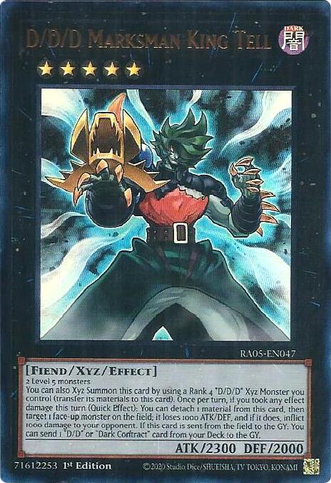 D/D/D Marksman King Tell (Ultra Rare) [RA05-EN047] Ultra Rare | Exor Games Summserside