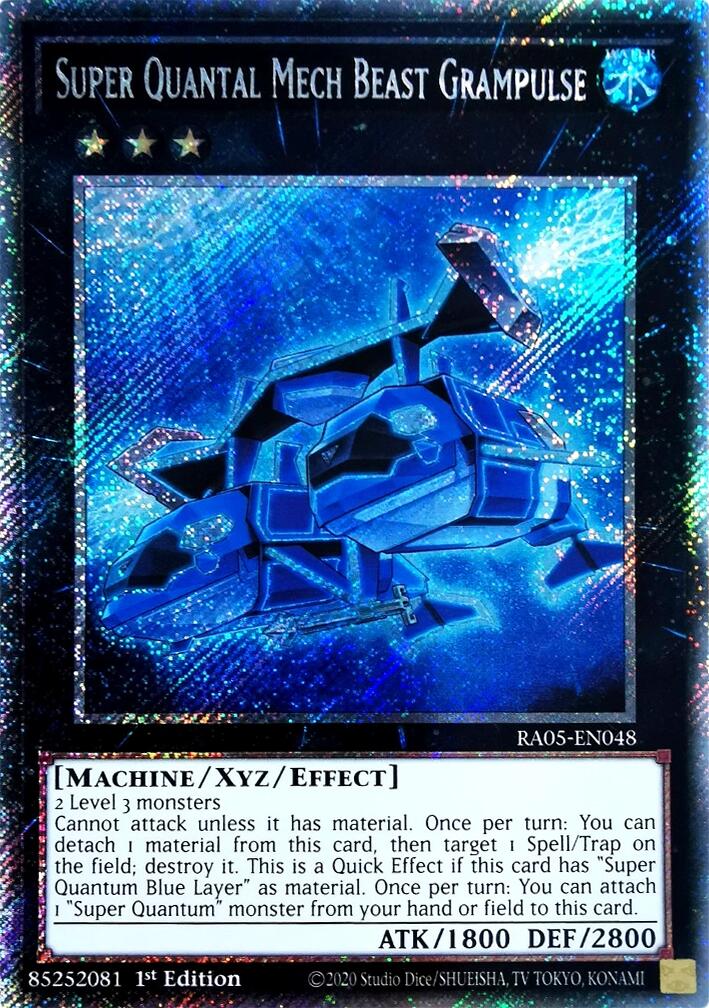 Super Quantal Mech Beast Grampulse (Platinum Secret Rare) [RA05-EN048] Platinum Secret Rare | Exor Games Summserside