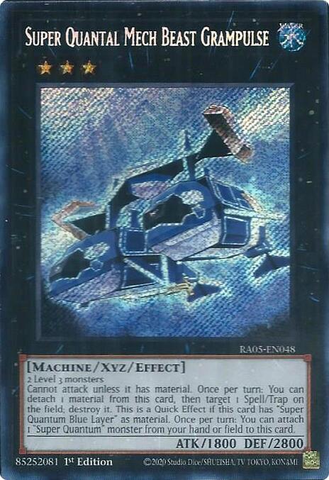 Super Quantal Mech Beast Grampulse (Secret Rare) [RA05-EN048] Secret Rare | Exor Games Summserside