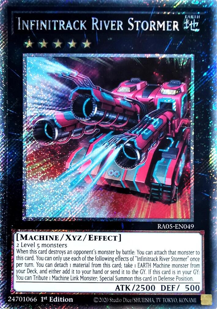Infinitrack River Stormer (Platinum Secret Rare) [RA05-EN049] Platinum Secret Rare | Exor Games Summserside