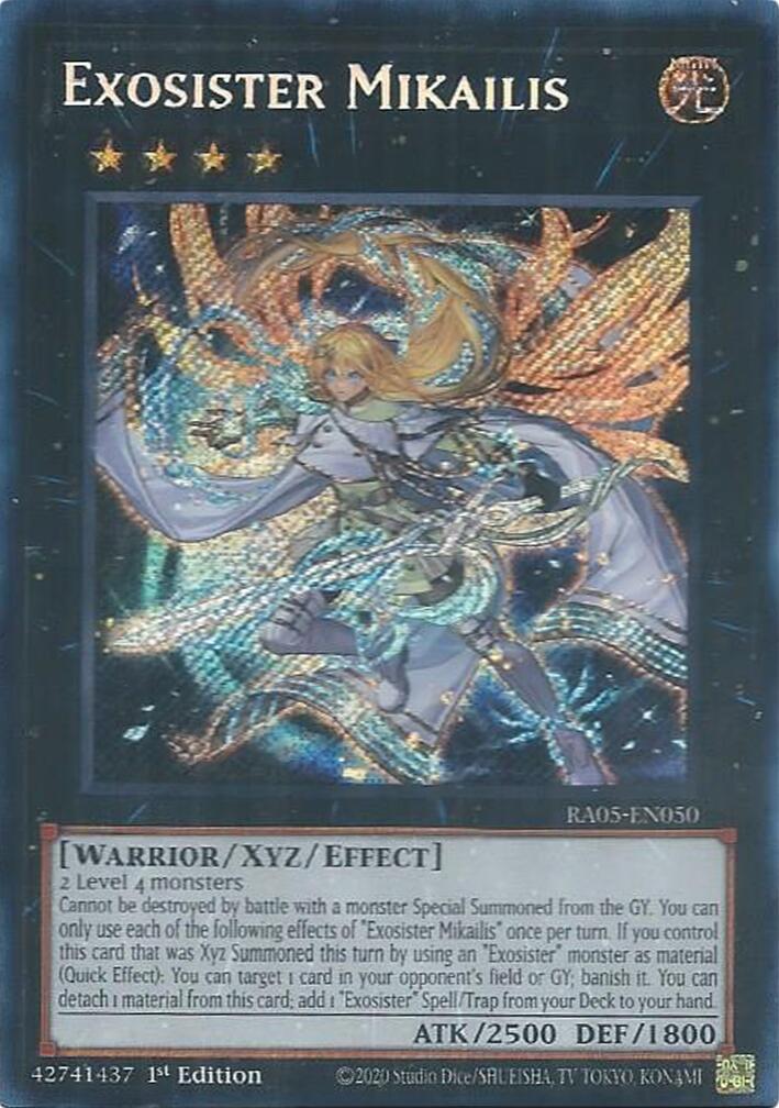 Exosister Mikailis (Secret Rare) [RA05-EN050] Secret Rare | Exor Games Summserside