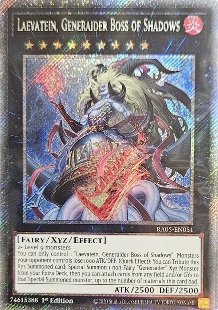 Laevatein, Generaider Boss of Shadows (Platinum Secret Rare) [RA05-EN051] Platinum Secret Rare | Exor Games Summserside