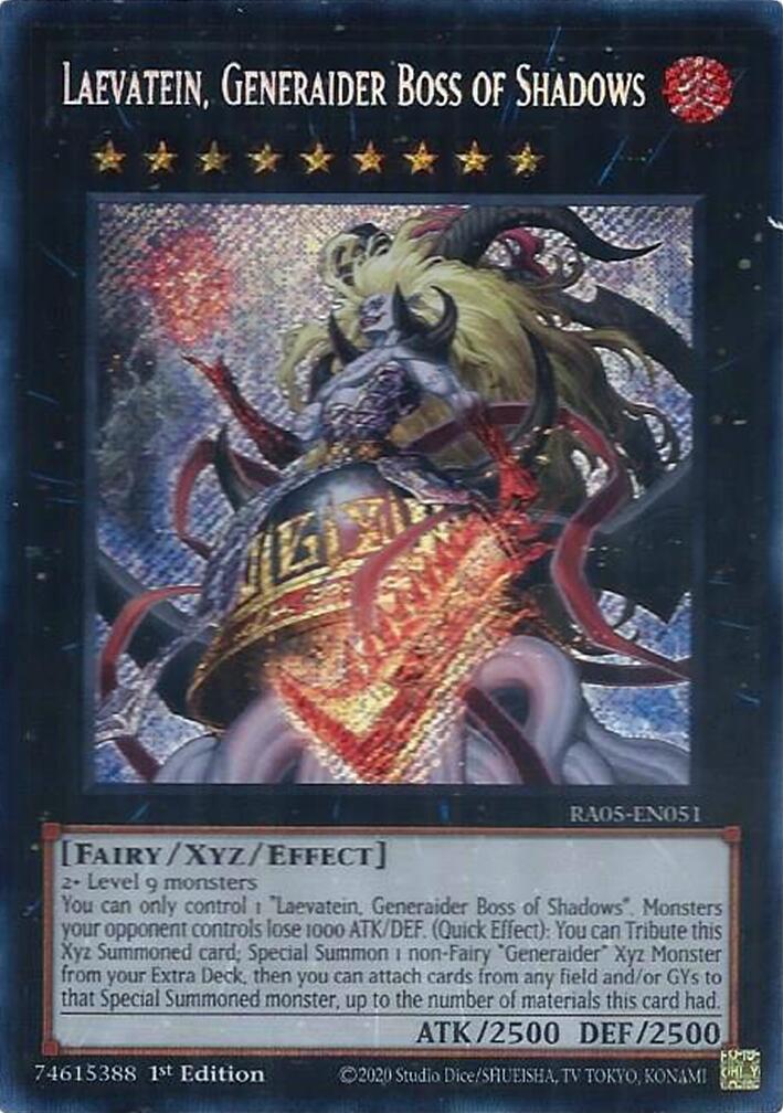 Laevatein, Generaider Boss of Shadows (Secret Rare) [RA05-EN051] Secret Rare | Exor Games Summserside