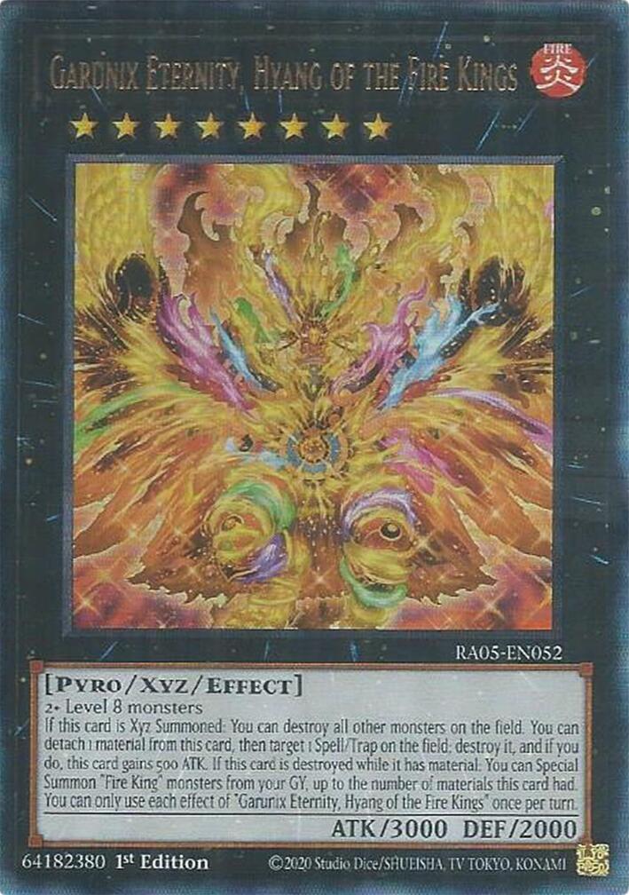 Garunix Eternity, Hyang of the Fire Kings (Ultimate Rare) [RA05-EN052] Ultimate Rare | Exor Games Summserside