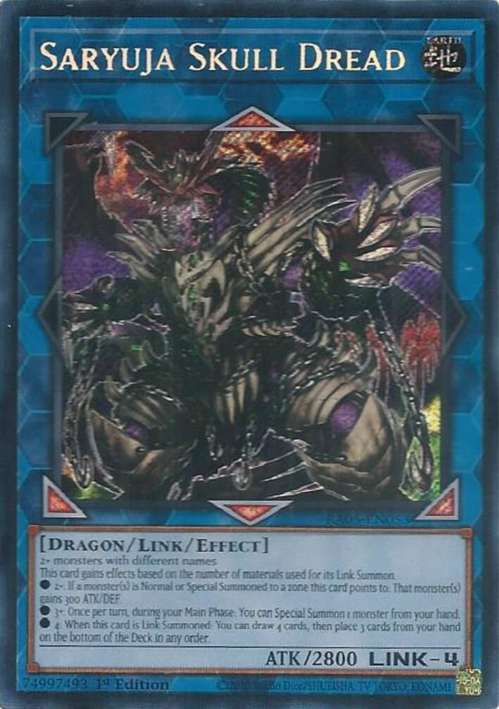 Saryuja Skull Dread (Secret Rare) [RA05-EN053] Secret Rare | Exor Games Summserside