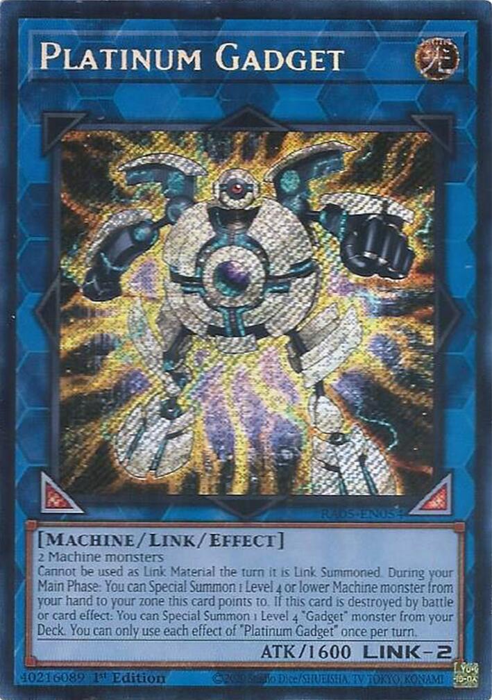 Platinum Gadget (Secret Rare) [RA05-EN054] Secret Rare | Exor Games Summserside