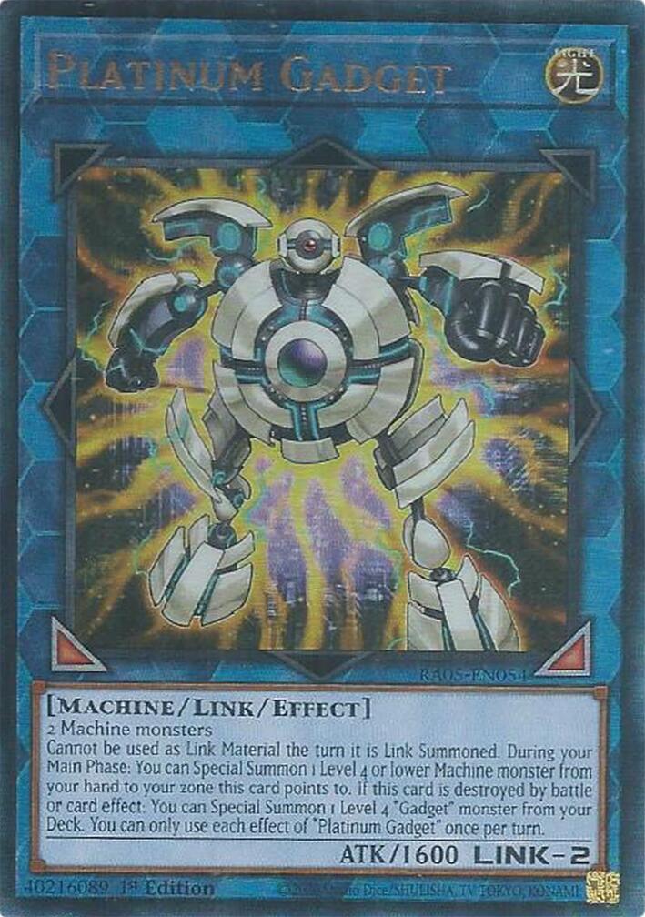 Platinum Gadget (Ultimate Rare) [RA05-EN054] Ultimate Rare | Exor Games Summserside