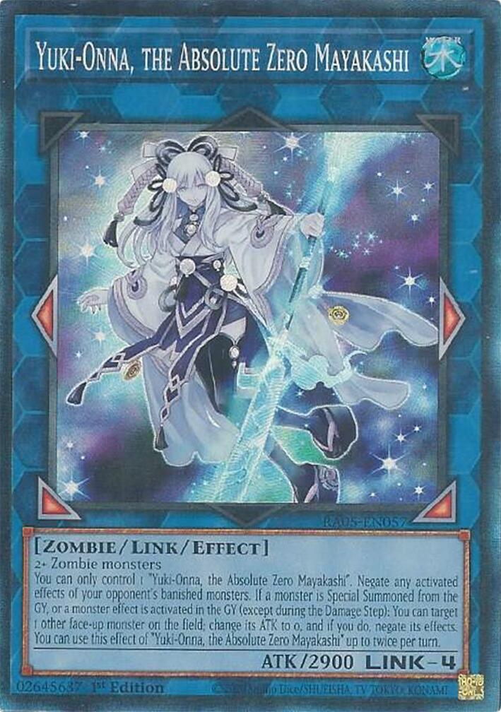 Yuki-Onna, the Absolute Zero Mayakashi (Collector's Rare) [RA05-EN057] Collector's Rare | Exor Games Summserside
