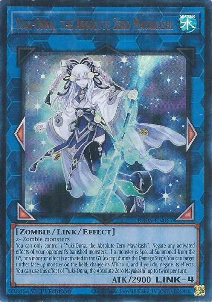 Yuki-Onna, the Absolute Zero Mayakashi (Ultra Rare) [RA05-EN057] Ultra Rare | Exor Games Summserside