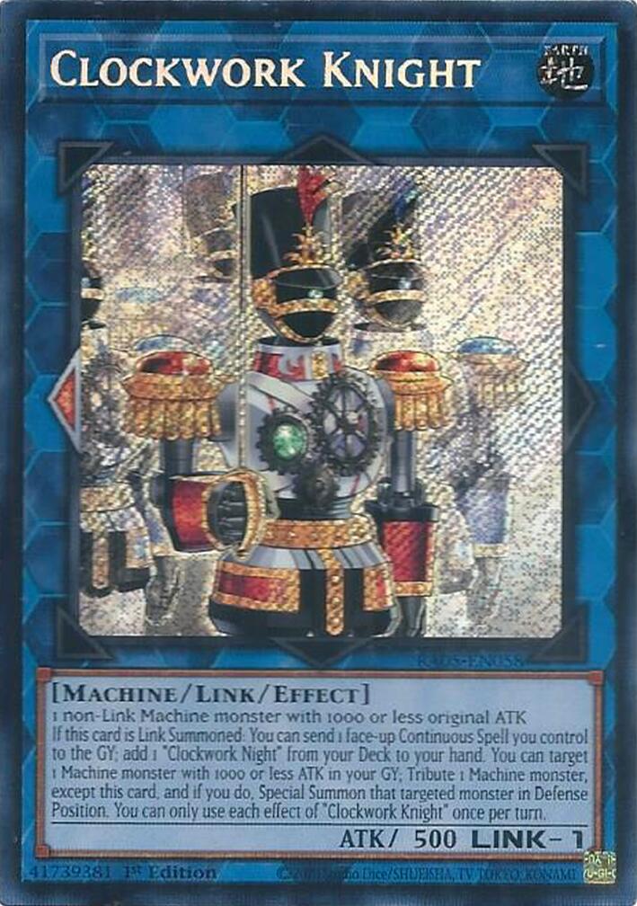 Clockwork Knight (Secret Rare) [RA05-EN058] Secret Rare | Exor Games Summserside