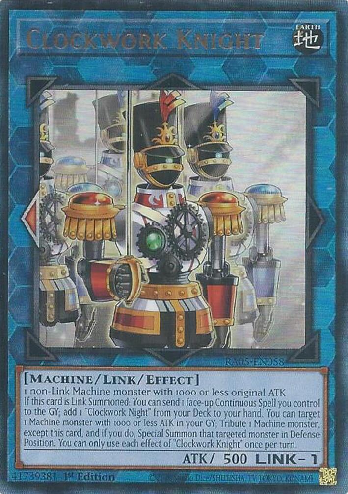 Clockwork Knight (Ultimate Rare) [RA05-EN058] Ultimate Rare | Exor Games Summserside