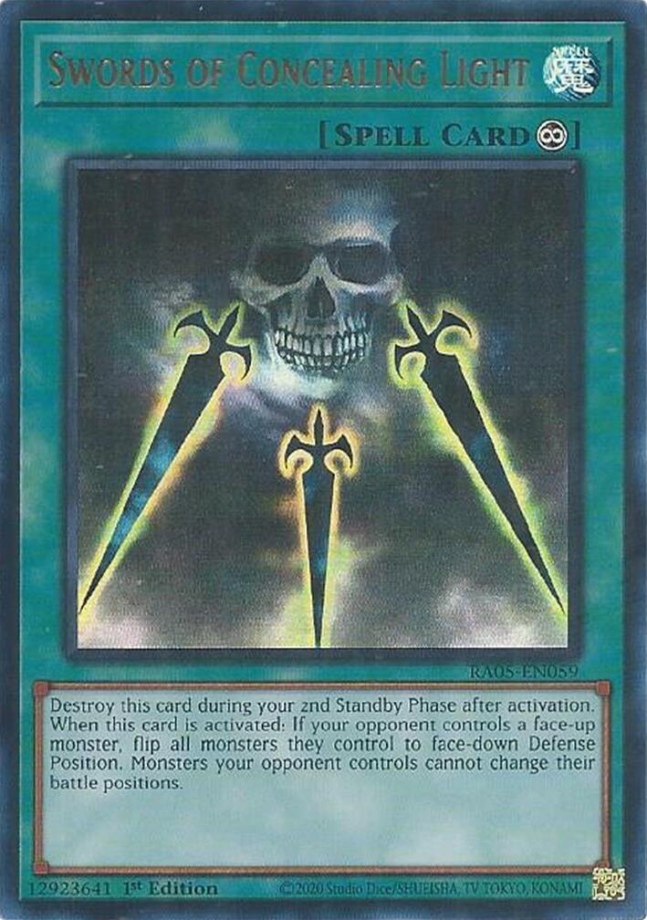 Swords of Concealing Light (Ultra Rare) [RA05-EN059] Ultra Rare | Exor Games Summserside