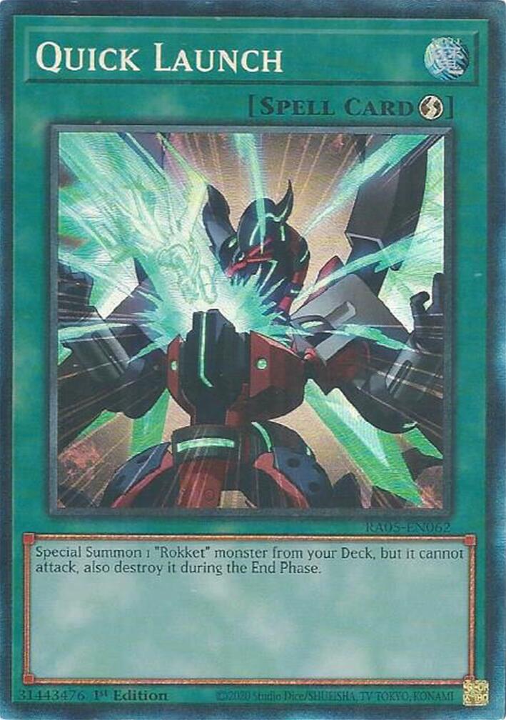 Quick Launch (Collector's Rare) [RA05-EN062] Collector's Rare | Exor Games Summserside